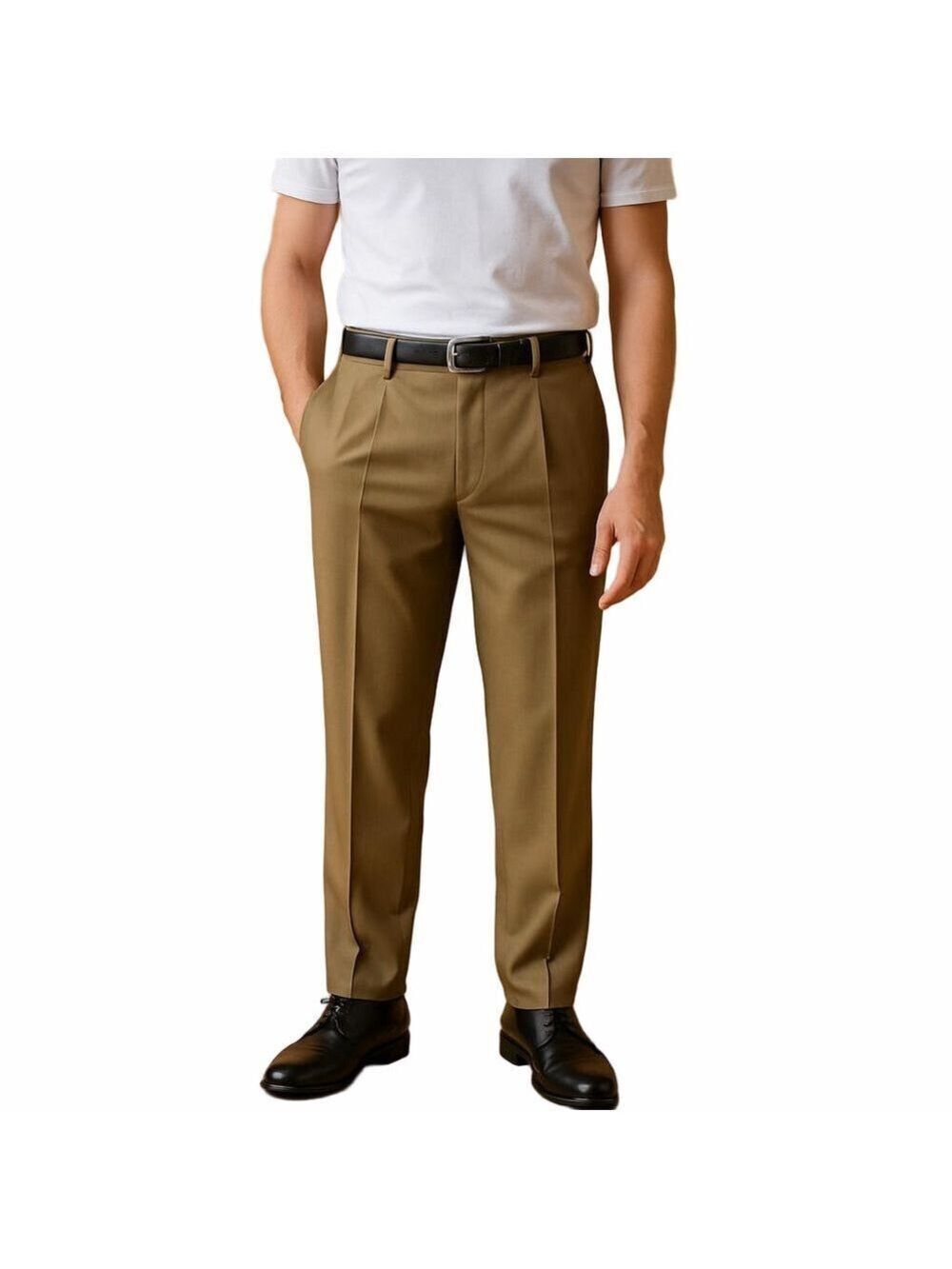 Haggar Tan Men's Classic Fit Dress Pants 40W 29L NWT